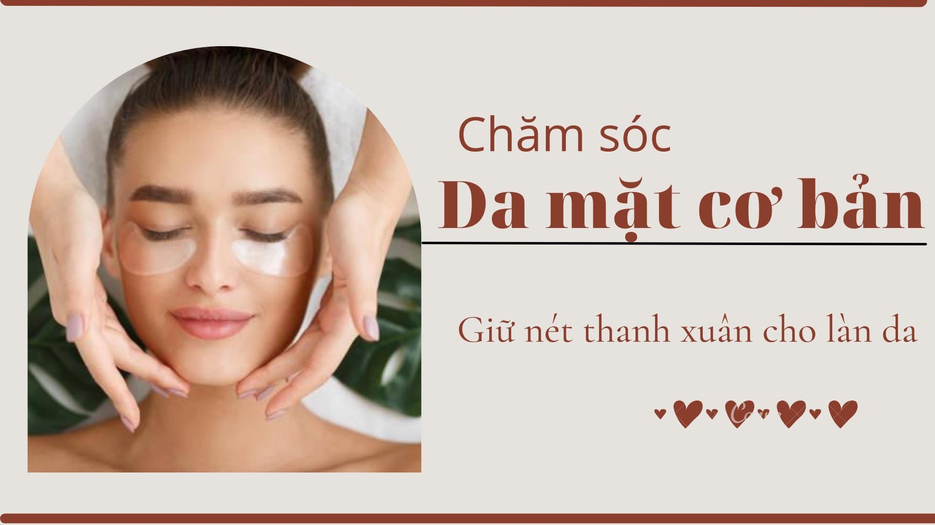 chăm sóc da mặt cơ bản