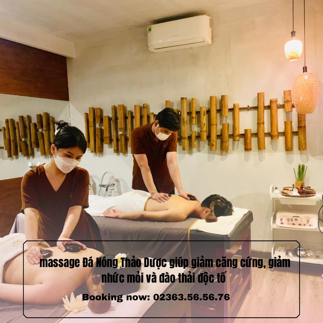 massage đá nóng thảo dược tại đà nẵng